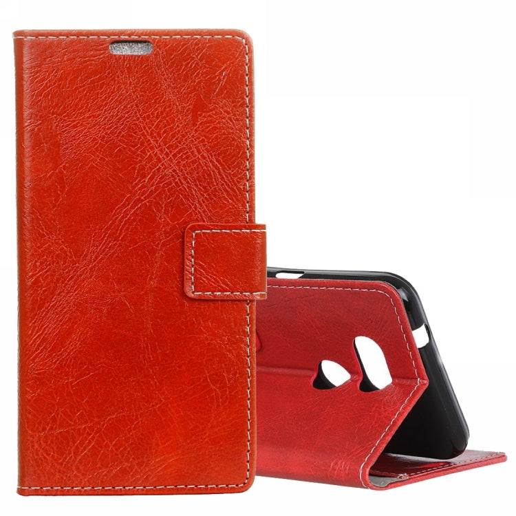 Retro Crazy Horse Texture Horizontal Flip Leather Case for HTC Desire 12S, with Wallet & Holder & Card Slots & Photo Frame