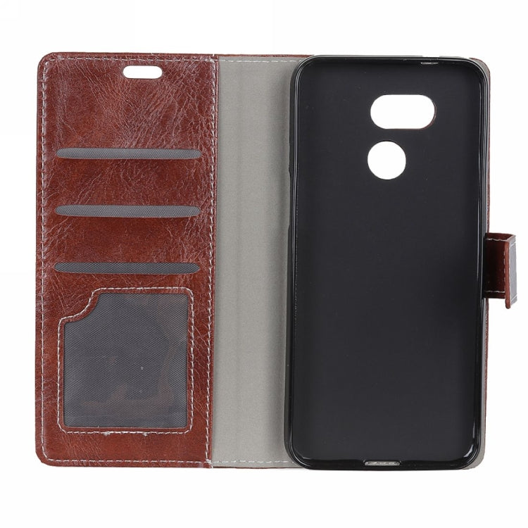 Retro Crazy Horse Texture Horizontal Flip Leather Case for HTC Desire 12S, with Wallet & Holder & Card Slots & Photo Frame