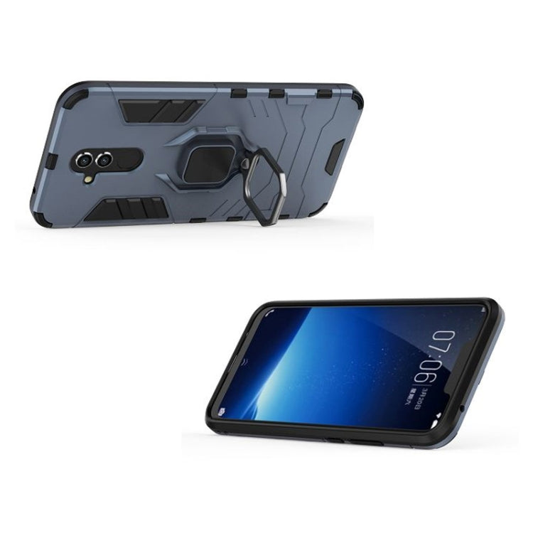 Shockproof PC + TPU Protective Case for Huawei Mate 20 Lite, with Magnetic Ring Holder