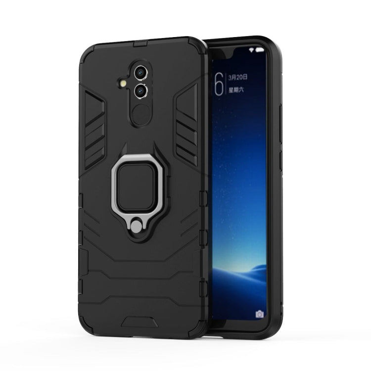 Shockproof PC + TPU Protective Case for Huawei Mate 20 Lite, with Magnetic Ring Holder
