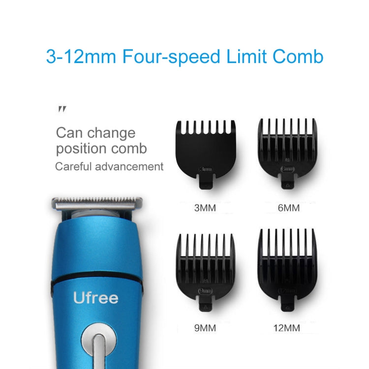 Ufree U-117 5 in 1 Multi-Function Stylist Hair Clipper Nose Hair Trimmer Haircut Shaver ((EU Plug)