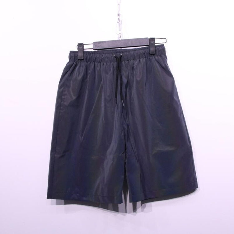 Summer Fashion Colorful Reflective Shorts Loose for Men