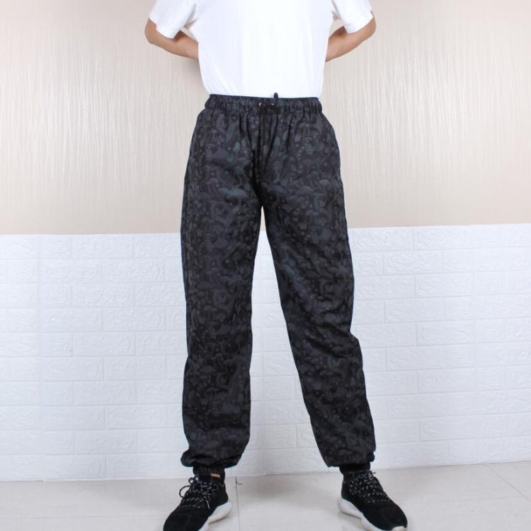 Spring And Autumn Cartoon Mushroom Printed Colorful Reflective Pants Loose Slim-fit Pants For Men