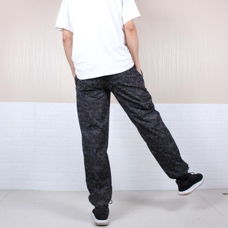 Spring And Autumn Cartoon Mushroom Printed Colorful Reflective Pants Loose Slim-fit Pants For Men