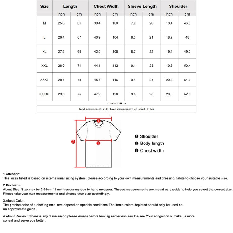 Men Cotton Printed Loose Short Sleeve T-shirt