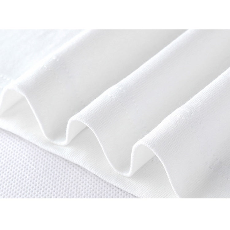Men Cotton Printed Loose Short Sleeve T-shirt