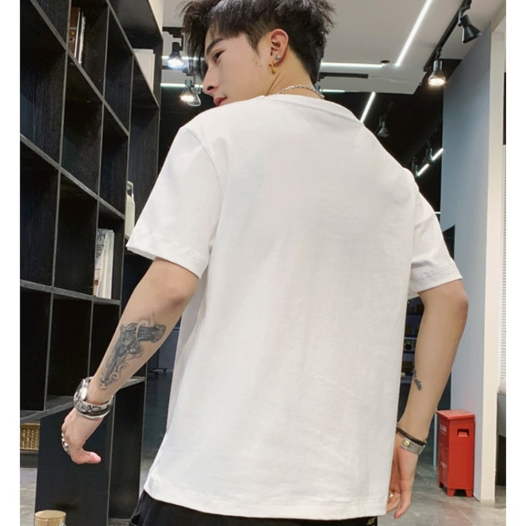 Men Print All-match Short-sleeved T-shirt