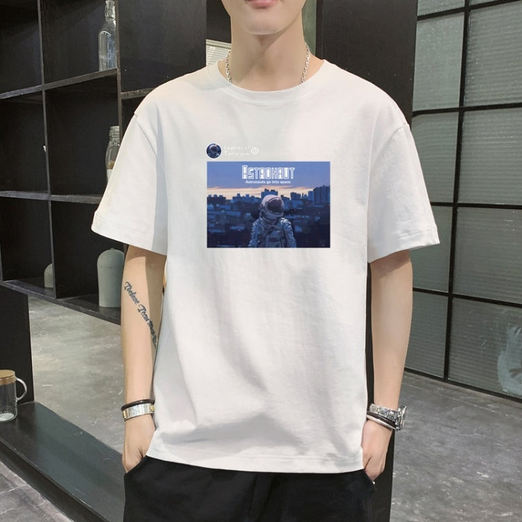Men Print All-match Short-sleeved T-shirt
