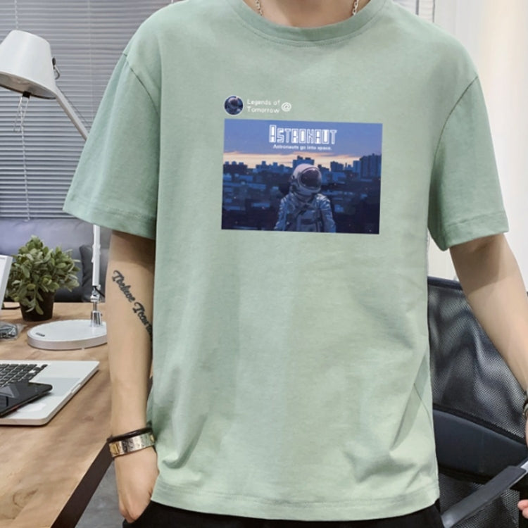 Men Print All-match Short-sleeved T-shirt
