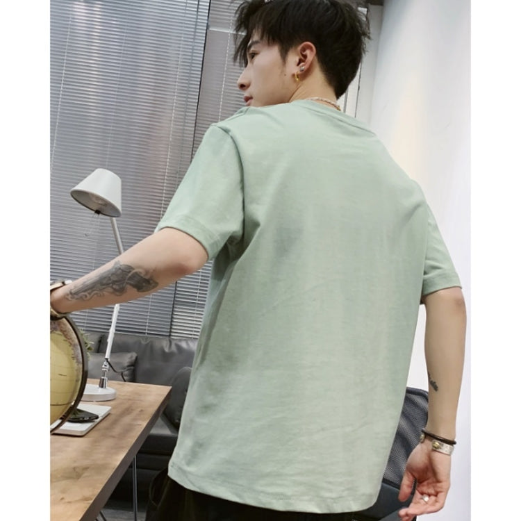 Men Print All-match Short-sleeved T-shirt