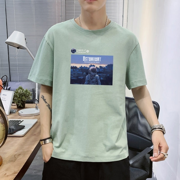 Men Print All-match Short-sleeved T-shirt