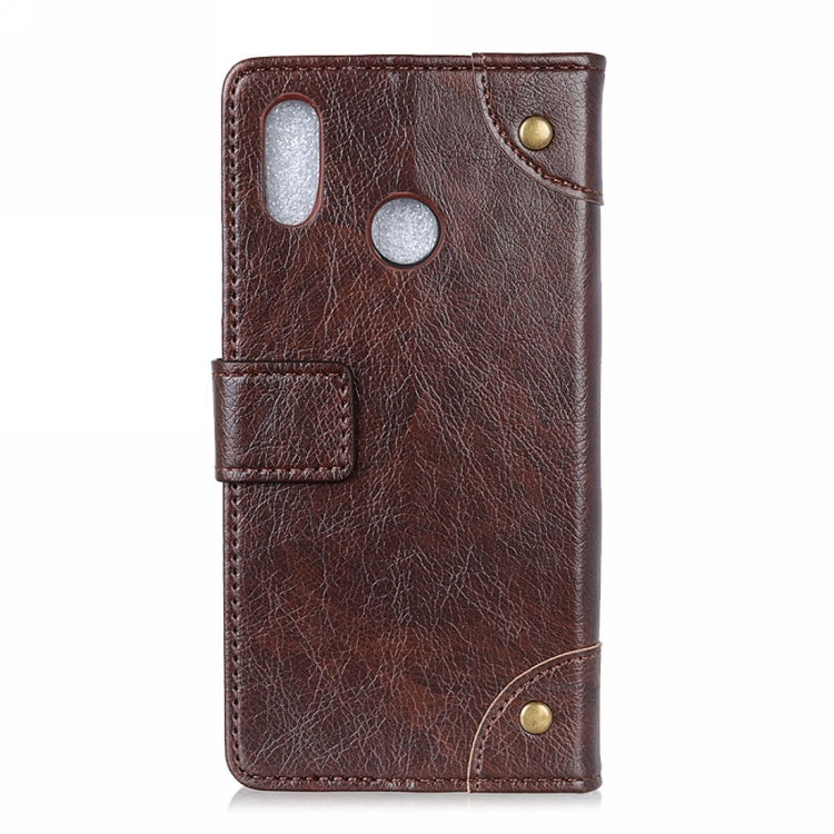 Copper Buckle Nappa Texture Horizontal Flip Leather Case for Motorola MOTO P40, with Holder & Card Slots & Wallet