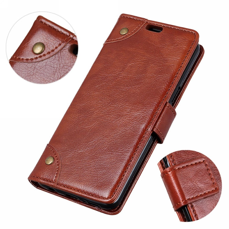 Copper Buckle Nappa Texture Horizontal Flip Leather Case for Xiaomi Mi Play, with Holder & Card Slots & Wallet