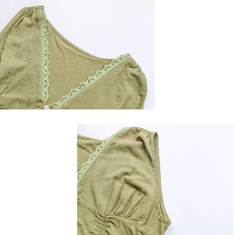 Summer Solid Color Short Cropped V-neck Pleated Vest for Ladies