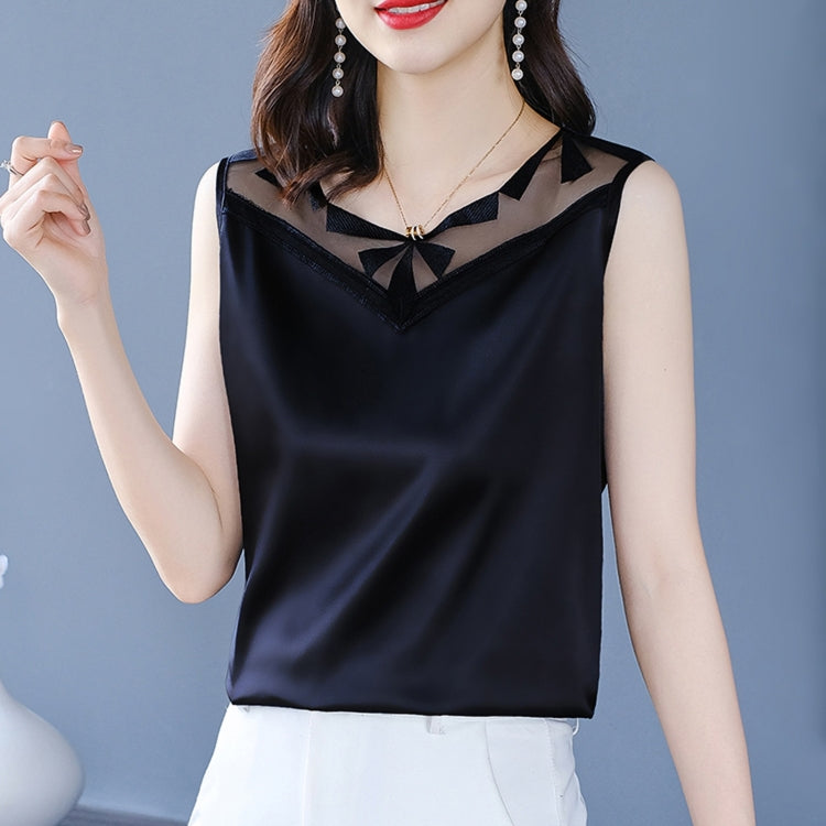 Ladies Summer Splicing Sleeveless Camisole Vest