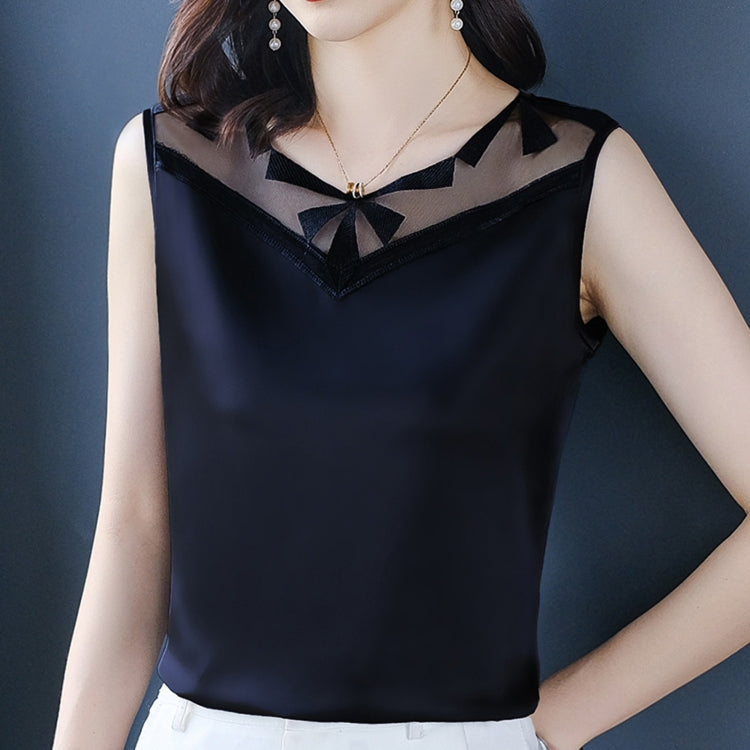 Ladies Summer Splicing Sleeveless Camisole Vest