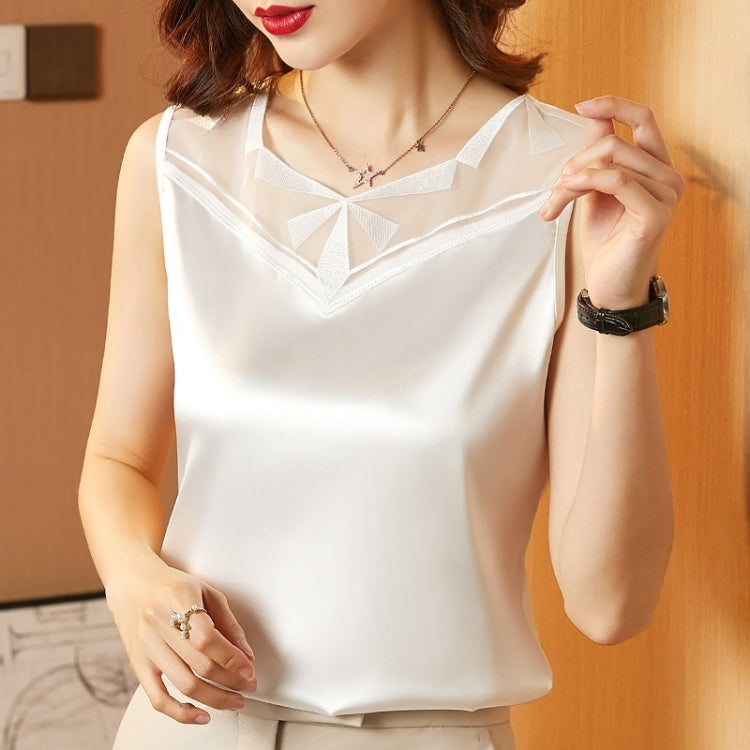 Ladies Summer Splicing Sleeveless Camisole Vest