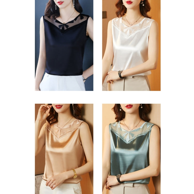 Ladies Summer Splicing Sleeveless Camisole Vest
