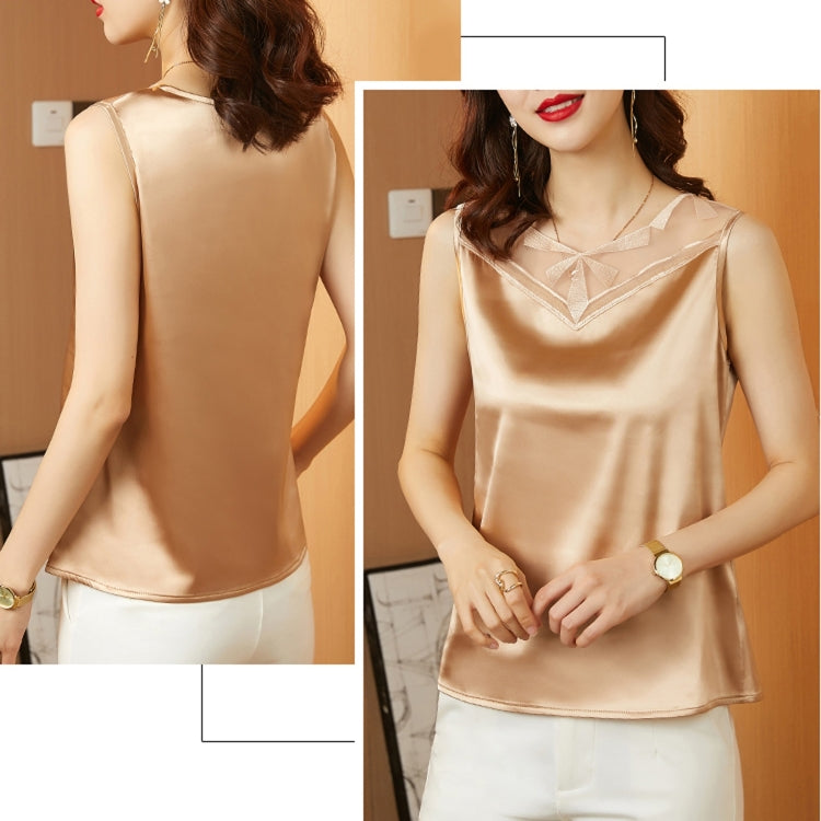 Ladies Summer Splicing Sleeveless Camisole Vest