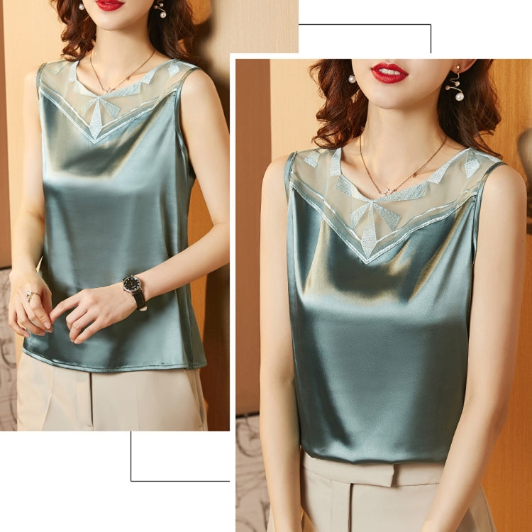 Ladies Summer Splicing Sleeveless Camisole Vest