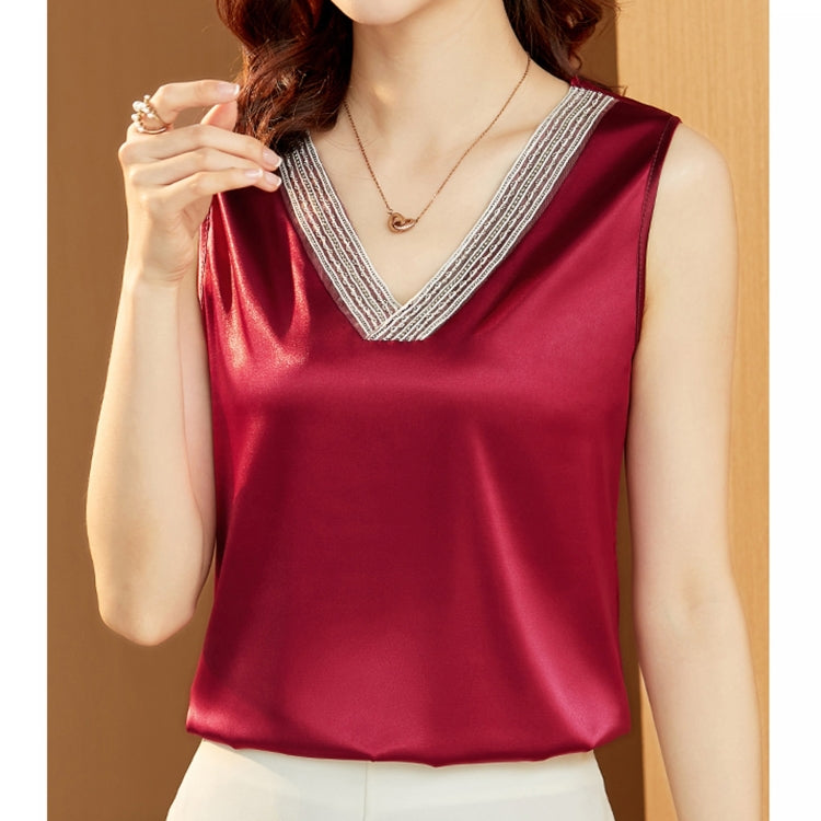 Ladies Summer V-neck Sleeveless Camisole Vest