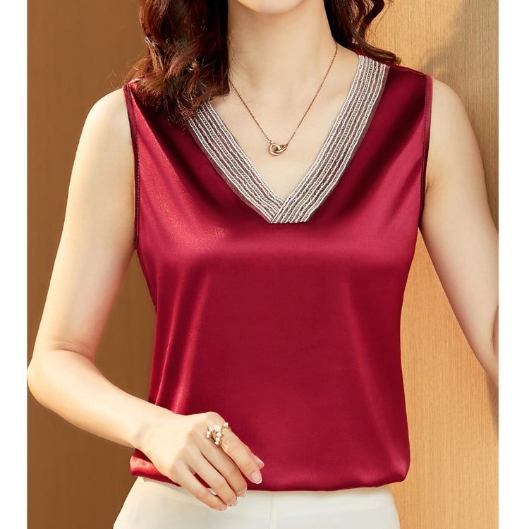 Ladies Summer V-neck Sleeveless Camisole Vest