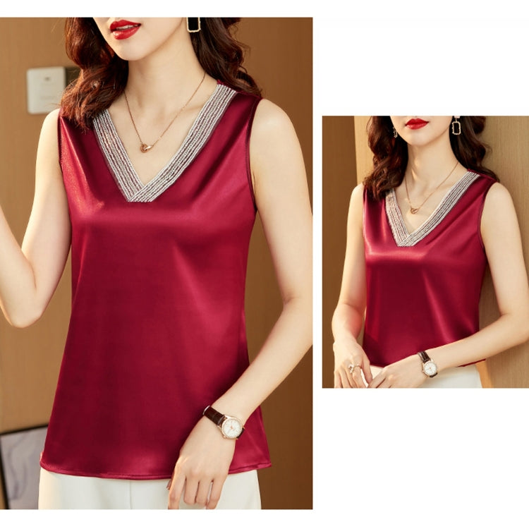 Ladies Summer V-neck Sleeveless Camisole Vest