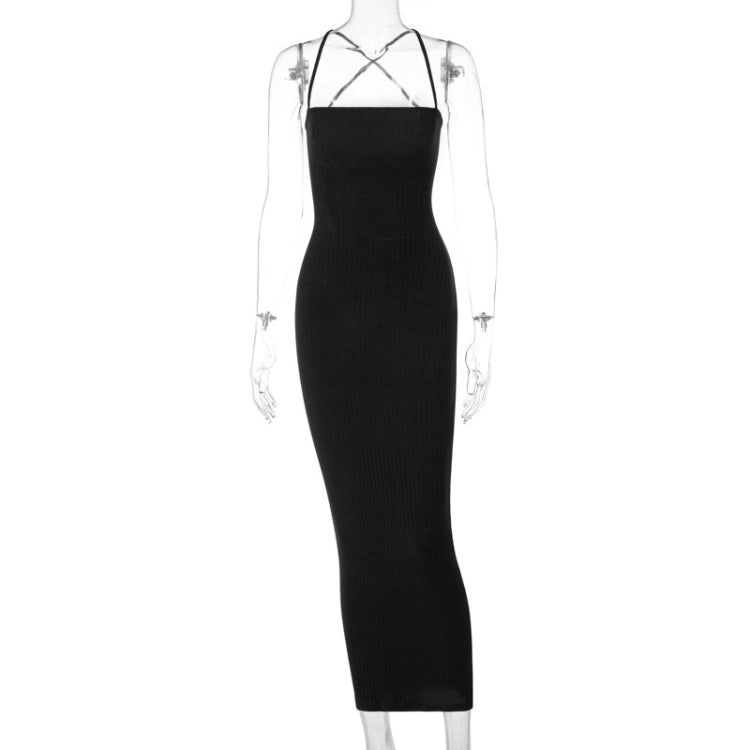 Ladies Sexy Halter Bandage Dress