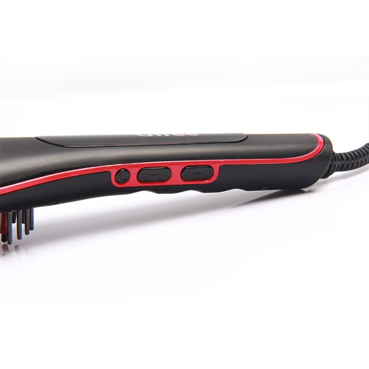 Ufree UF-6250 LCD Display Flat Iron Perm Ceramic Straight Hair Comb Hairdressing Tools, EU Plug