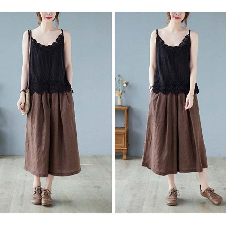 Summer Sleeveless Lace Hollow Camisole Vest
