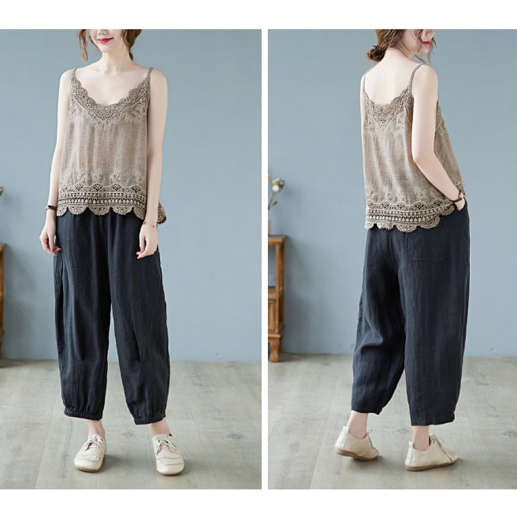 Summer Sleeveless Lace Hollow Camisole Vest