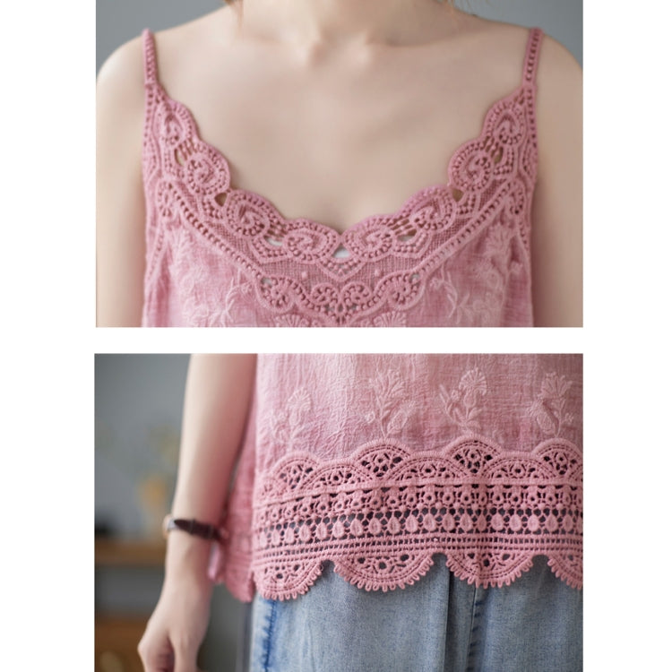 Summer Sleeveless Lace Hollow Camisole Vest