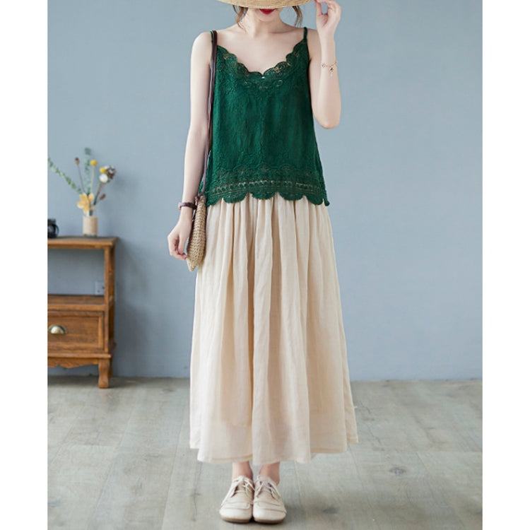 Summer Sleeveless Lace Hollow Camisole Vest