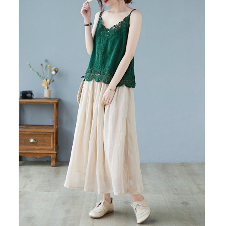 Summer Sleeveless Lace Hollow Camisole Vest