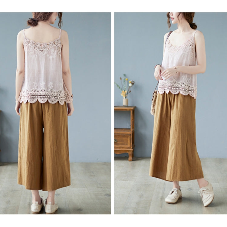Summer Sleeveless Lace Hollow Camisole Vest