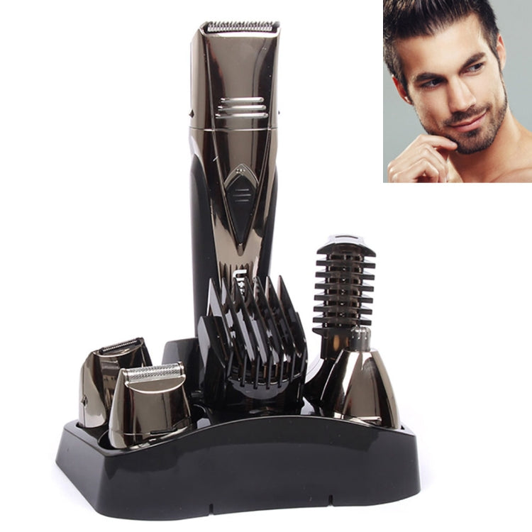 Ufree UF-6168 7 in 1 Grooming Kit Multi-Function Stylist Hair Clipper Nose Hair Trimmer Haircut Shaver ((EU Plug)