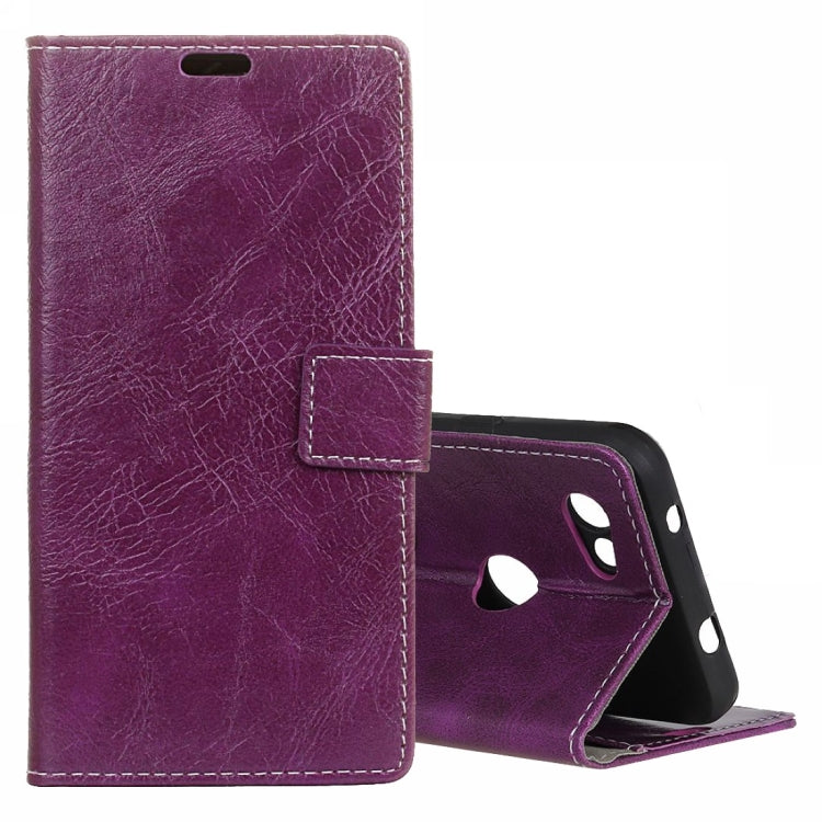 Retro Crazy Horse Texture Horizontal Flip Leather Case For Google Pixel 3 Lite, with Wallet & Holder & Card Slots & Photo Frame