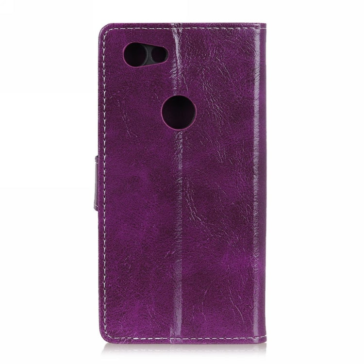 Retro Crazy Horse Texture Horizontal Flip Leather Case For Google Pixel 3 Lite, with Wallet & Holder & Card Slots & Photo Frame