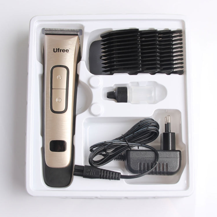Ufree U-513 Professional Hair Salon Rechargeable Small Hair Clipper Hair Trimmer for Adult, EU Plug
