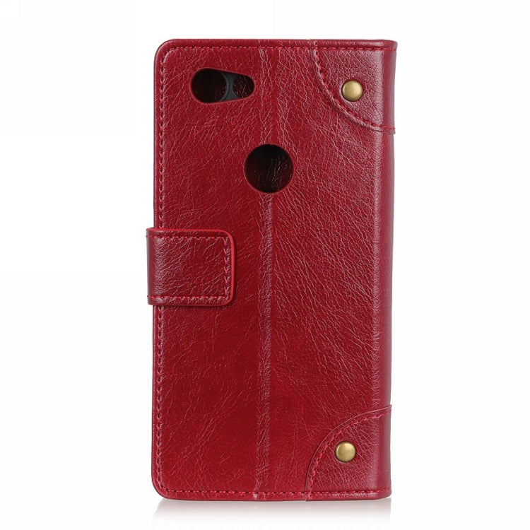 Copper Buckle Nappa Texture Horizontal Flip Leather Case for Google Pixel 3 Lite, with Holder & Card Slots & Wallet