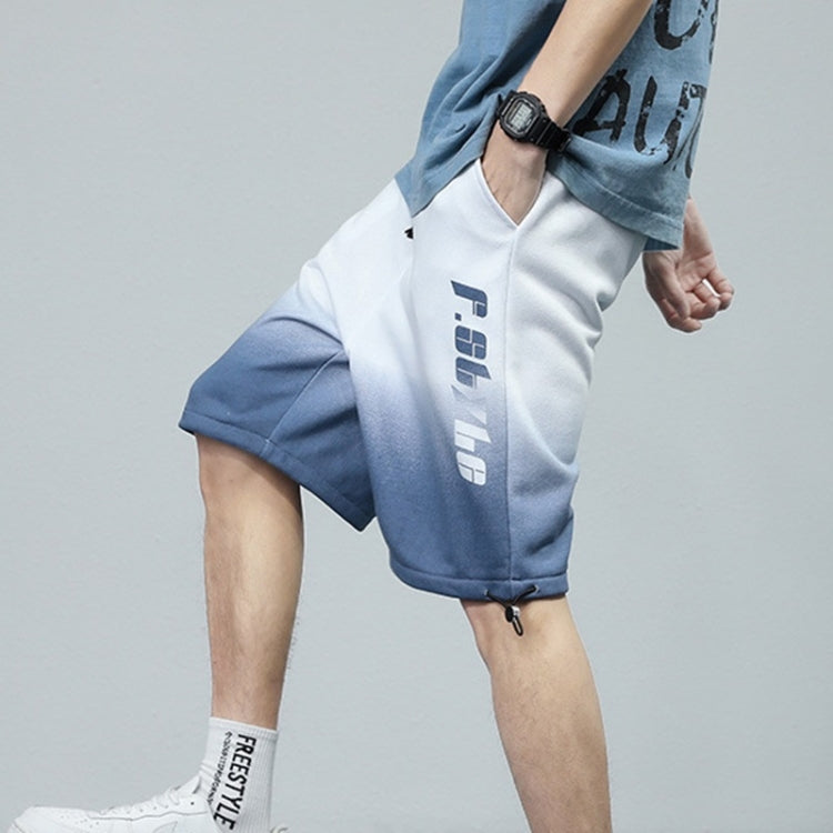 Summer Thin Gradient Loose Casual Sports Shorts for Men