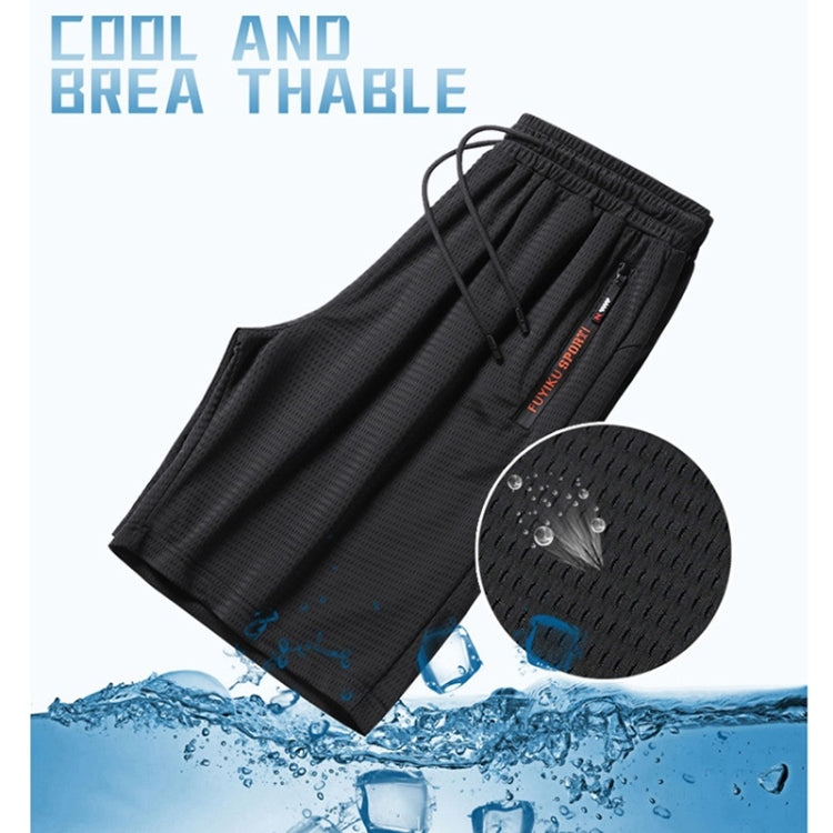 Summer Ice Silk Mesh Sports Casual Shorts For Men