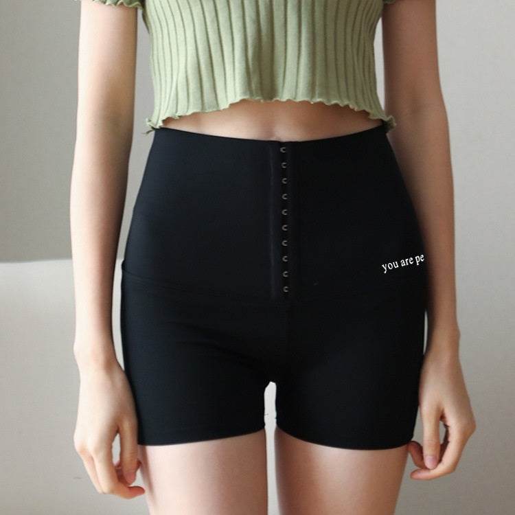 Women High-waisted Abdomen And Hip Three-point Leggings