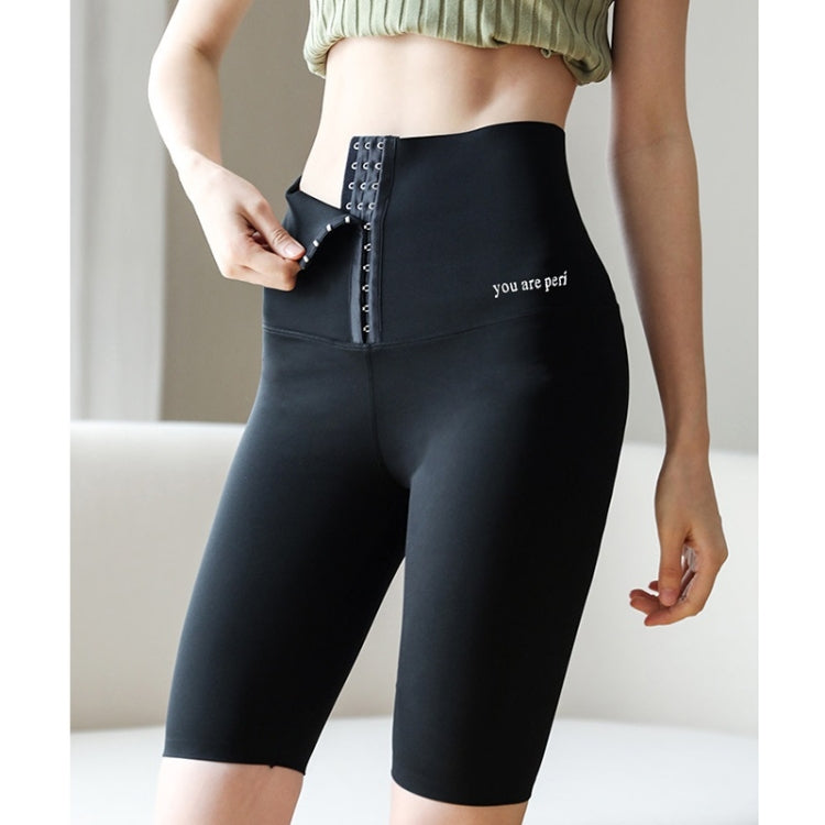 Women Breasted High-waisted Five-point Hip Pants