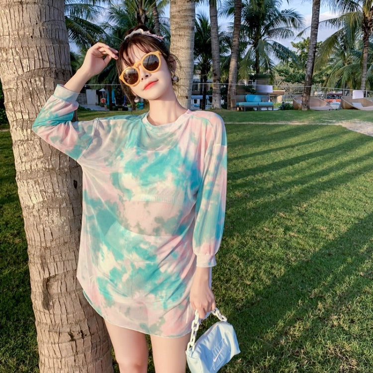 Women Cover Belly Look Thin Swimwear Three-piece Suit