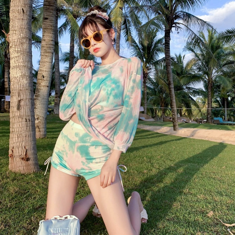 Women Cover Belly Look Thin Swimwear Three-piece Suit