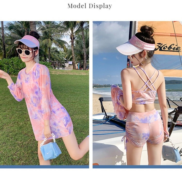 Women Cover Belly Look Thin Swimwear Three-piece Suit
