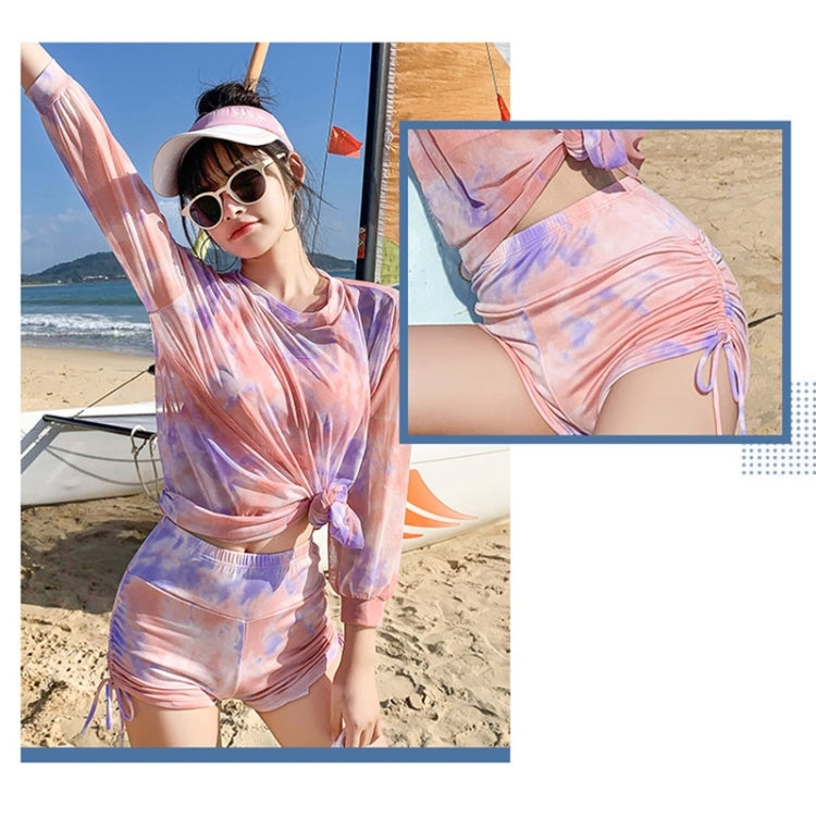 Women Cover Belly Look Thin Swimwear Three-piece Suit