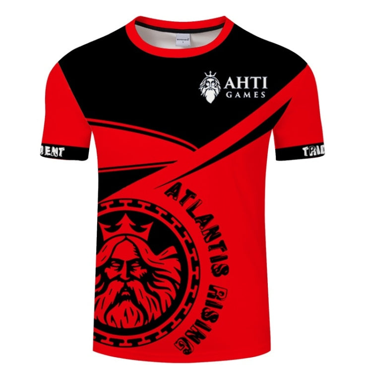 3D Printed Pirate King Pattern Loose Casual Short Sleeve T-Shirt for Men