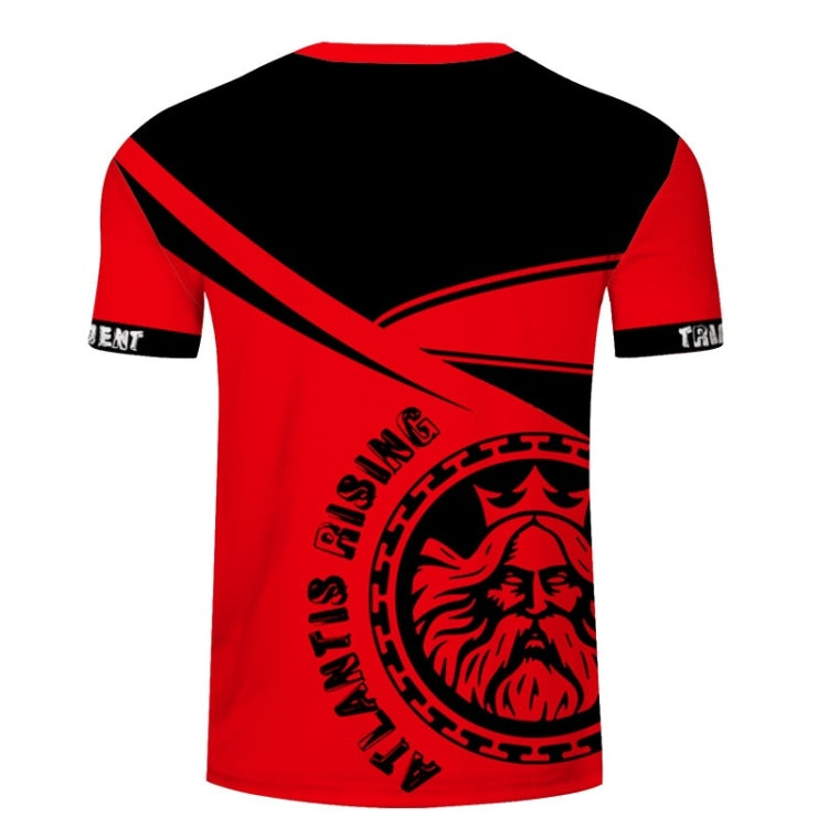3D Printed Pirate King Pattern Loose Casual Short Sleeve T-Shirt for Men
